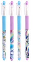Gelio rašiklis Happy Color HOLO WAVE 0.5mm save trinantis, mėlynas HA 4120 01HW-3