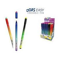 Gelio rašiklis Carioca OOPS Easy 0.7mm save trinantis, mėlynas