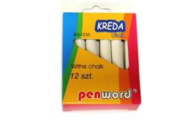 Kreida mokyklinė balta PENWORD 1233/12vnt.