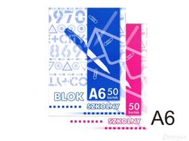 Bloknotas KRESKA A6, 48 lapai langeliais