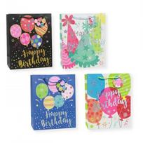 Maišelis dovanoms PENWORD TRB 69-2, 32x26x12cm Happy Birthday
