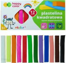 Plastilinas HAPPY COLOR, 12 spalvų, 180g