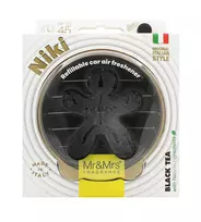 Mr&Mrs Fragrance Niki Leather Car Air Freshener Black Tea