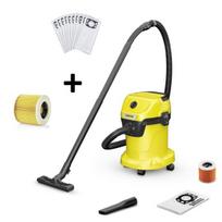 Dulkių siurblys Karcher WD 3 su MicroFleece maišeliai 10vnt ir Hepa filtru
