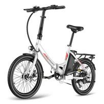 Elektrinis miesto dviratis Fafrees F20 Light 20", baltas