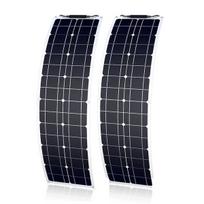 Pusiau lanksčios monokristalinės saulės panelės 100W (2x50W)