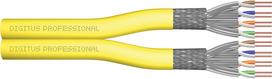 DIGITUS Verlegekabel Cat7a S/FTP duplex   500m gelb AWG22/1 | DK-1744-A-VH-D-5 | 4016032441700