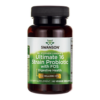 Swanson Ultimate 16 Strain Probiotic with FOS 60 vcaps