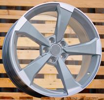 Ratlankis RACINGLINE XE351 R17x7.5 5x112 ET 40 CB 66.5 (Grey Polished Half Matt) (690 kg)