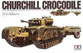 Tamiya Churchill Mk VII Crocodile 1/35 plastikinis tanko modelio rinkinys