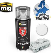 AMMO by MIG Jimenez Titans Hobby baltas matinis akrilinis purškiamas gruntas 400 ml