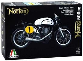 Italeri Norton Manx 500 1951 1/9 plastikinis motociklo surinkimo rinkinys