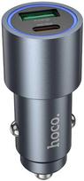 Car charger Hoco USB A + USB C PD QC3.0 48W Z60 juodas