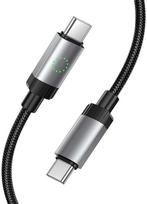Cable USB C to USB C Hoco 3A 60W 1 m X117 juodas