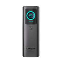 Canyon OnPower 265, 20000 mAh, juoda - Išorinė baterija