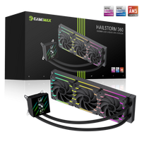 Gamemax | CPU Liquid cooler | HAILSTORM 360 LCD | Black