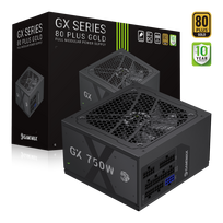 Gamemax Power Supply, 80 PLUS, Gold | GX 750GF | 750 W