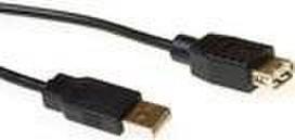 ACT USB 2.0 extension cable - 5.0m - Type A - A - Black 5m USB A USB A Schwarz USB Kabel (SB2250)