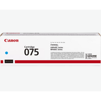 Canon 075H C Cyan/Mėlyna lazerinio spausdintuvo tonerio kasetė, didelės talpos, 2500 psl.
