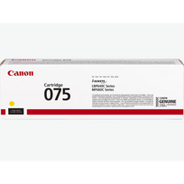 Canon 075H Y Yellow/Geltona lazerinio spausdintuvo tonerio kasetė, didelės talpos, 2500 psl.