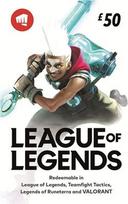 League of Legends Gift Card 50GBP - Riot Key UNITED KINGDOM