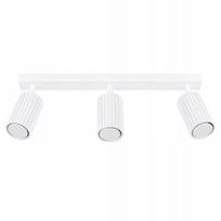 Sollux Lighting lubinis šviestuvas Karbon 3L, baltas