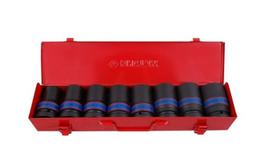 KING TONY LONG IMPACT SOCETS 1" RINKINYS 8 dalys 24, 27, 30, 32, 33, 36, 38, 41