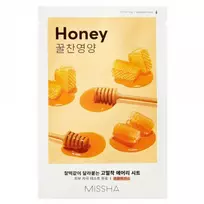 MISSHA Airy Fit Sheet Mask Honey lakštinė veido kaukė su medumi 19 g
