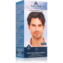 Kallos Glow Lasting Cream Colour ilgalaikiai plaukų dažai vyrams atspalvis Light Brown 60 ml