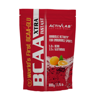 ActivLab BCAA Xtra aminorūgščių milteliai su saldikliais, apelsinų skonio, 800 g.