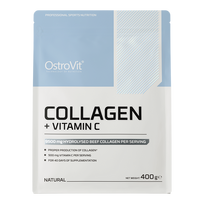 OstroVit Collagen + Vitamin C kolagenas be saldiklių, 400 g.