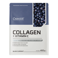 OstroVit  Collagen + Vitamin C kolagenas, Black Currant, 400 g.