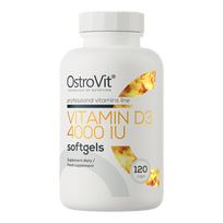 OstroVit Vitamin D3 4000 IU, 120 kapsulių