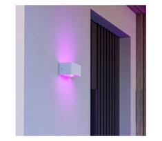 Eglo 901955 - LED RGBW reguliuojamas lauko sieninis šviestuvas SANIA-Z LED/10W/230V IP55 baltas