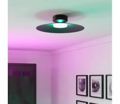 Eglo 902182 - LED RGBW dimeriuojamas lubinis šviestuvas CONOMAVILLA-Z LED/15,5W/230V juoda