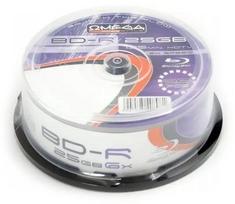 Omega Freestyle BD-R 25GB 6x Printable 25pcs cake, CDVOME40898