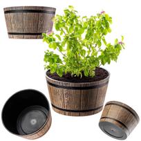 KADAX Madera vazonas 40 cm, mokos rudos spalvos