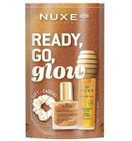 Dovanų rinkinys NUXE Ready Go Glow medus lūpų aliejus + žėrintis sausasis aliejus kelioninis dydis