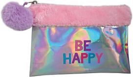 Stnux Holografinė Kosmetinė/penalas "be Happy" Rožinė