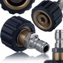 Pakaitinė dalis aukšto slėgio plovyklai Karcher HD, HDS – Žalvaris, Greitoji jungtis 3/8”, Sriegis M22x1,5