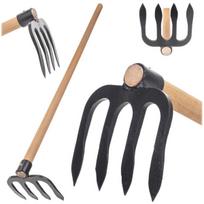 KADAX kaltinis plieninis keturdantis kaplis 15x17cm su rankena