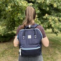 Himawari Sorrel Hm1881 kuprinė su Usb, 13,3" nešiojamam kompiuteriui, tamsiai mėlyna