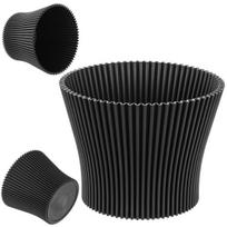 KADAX gėlių vazonas gėlių vazonas 13 cm augalo dangtis gėlių stovas plastikinis juodas