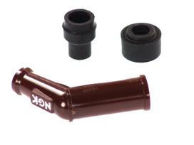Degimo žvakės antgalis VB05F 8032, kampas: 120°, žvakės sriegis: 14mm, korpusas: Ebonitas, pypkės spalva: juoda Tinka: DUCATI; SUZUKI