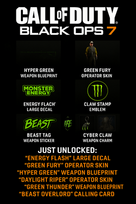 Call of Duty: Black Ops 7 Exclusive Monster Energy Full Set Pack (DLC) (PS4/PS5/XBOX ONE/XBOX SERIES X/PC) Official Website Key GLOBAL