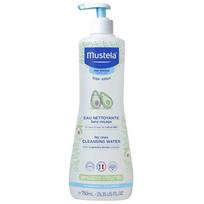 Mustela Bébé Cleansing Water No-Rinse - micelinis vanduo veidui ir kūnui vaikams, 750 ml