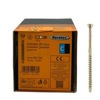 Eurotec Hobotec - medsraigčiai, dekoratyvinė galvutė, geltonai cinkuotas plienas, TX įsukimas (3.2 × 50 – 60 mm) SK-3.2X50-ZK-hobotec-eurotec