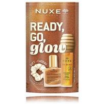Nuxe Honey Ready Go Glow Gift rinkinys (plaukų gumytė + aliejus 10 ml. + lūpų aliejus 10 ml.) - 1 vnt.