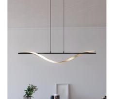 Eglo 902135-LED CONAPRATO pakabinamas šviestuvas su laidu LED/20W/230V 2700/4000/6500K juoda/auksinė