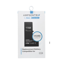 AmpSentrix Basic“ baterija, skirta „iPhone 13“ (padidinta talpa 3500 mAh)